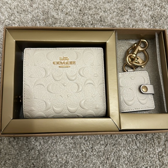 Coach Handbags - Coach Wallet and picture key ring set